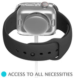 Apple Watch 4 Screen Protector, with Free Clear TPU Case Bundle [i-Blason Clear Case and Two Tempered Glass Screen Protector Combination Pack] [Compatible with Apple Watch Series 4 2018] (44 mm)