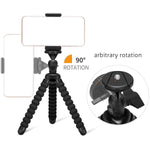 Ailun Digtal Camera Tripod,Tripod Mount/Stand,Camera Holder,Compatible with iPhone X/Xs/XR/Xs Max/8/7/7 Plus,6s,Digtal Camera,Galaxy s10s10 Plus S9+/S8/S7/S7 Edge,Camera and More[Black]