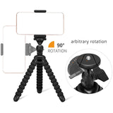 Ailun Digtal Camera Tripod,Tripod Mount/Stand,Camera Holder,Compatible with iPhone X/Xs/XR/Xs Max/8/7/7 Plus,6s,Digtal Camera,Galaxy s10s10 Plus S9+/S8/S7/S7 Edge,Camera and More[Black]