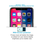 [2 Packs] iPhone Xs Max Privacy Screen Protector, Wblili Anti Spy Anti-Glare Tempered Glass [Scratch Proof ] [Bubble Free] Film Compatible iPhone Xs Max 6.5 Inch (2018)