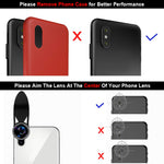 AiKEGlobal - Phone Lens for iPhone, Samsung, Most Smartphone - 7 in 1 Wide Angle Lens, Macro Lens, Fisheye Lens, Telephoto Lens, CPL Lens, Starbrust and Kaleidoscope Lens Lens Kit