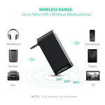 UGREEN Bluetooth Receiver Wireless Bluetooth 4.1 Car Aux Adapter Portable Mini Music Audio Adapter 3.5mm Stereo Hands-Free Car Kits for Home TV Car Stereo Sound System, Speaker, Headphone, Earbuds