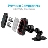 [2 Pack] Magnetic Phone Car Mount, APPS2Car Sturdy Stick-on Universal Cell Phone Holder Car Built-in Amazing Powerful Magnets, Hands Free Phone Mount Car with Strongest VHB Adhesive Mounting Base