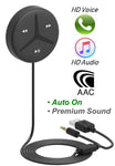 Aston SoundTek A1+,Excellent Sound,Support AAC Codec,Multi-Point, Auto On,Aux Bluetooth Car Kits,Bluetooth Receiver,Voice Assistant, Crystal Car Handsfree,Backlight Buttons,Music Stream for Car Audio