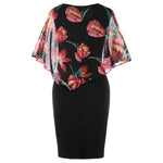 Hotkey® Women Dresses Plus Size Rose Cocktail Party Evening Mini Dress Beach Sundress for Summer