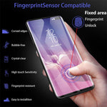 [2 Pack] Galaxy S10 Plus Screen Protector,Updated Version-Zone Support Fingerprint Unlock [No Bubbles][Case Friendly] Tempered Glass Screen Protector Compatible with Samsung Galaxy S10 Plus(Clear)