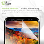 [2-Pack] IQ Shield LiQuidSkin [Case Friendly] Screen Protector for Galaxy S8 5.8" (2017)(Updated Version) Anti-Scratch HD Clear Anti-Bubble Film