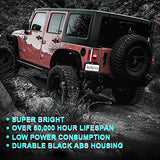 Wrangler JK LED Tail Lights Smoked for 07-17 Wrangler Reverse Light Turn Signal Lamp Running Lights