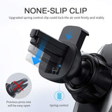Cell Phone Holder for Car, Ainope Gravity Car Phone Mount Auto-Clamping Air Vent Car Phone Holder Universal Car Phone Mount Compatible iPhone Xs MAX/X/XR/8/7, Galaxy Note 9/S10 Plus/S9 - Black (Divi)