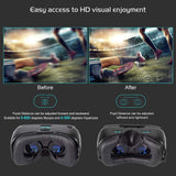 DESTEK V4 VR Headset, 103° FOV, Eye Protected HD Virtual Reality Headset w/Touch Button/Trigger for iPhone X XR Xs Max 8 7 6/Plus, for Samsung s10/Plus s9 s8 Note 9 8, Smartphones w/ 4.5-6.0in Screen