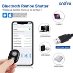 Antfire Selfie Ring Light - Cell Phone Holder Stand Including Selfie Remote Shutter for Live Stream,Makeup,LED Camera Light with Flexible Arms for Smart-Phone,Android,iPhone