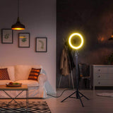 Eocean 6.3" Selfie Ring Light with Tripod for YouTube/Live Stream/Makeup, Mini Led Camera Ringlight for Vlog/Video/Photography Compatible with iPhone Xs/Max/XR 8/7 Plus/X/Android