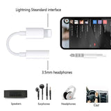 Lighting to 3.5mm Headphone Adapter Jack AUX Cable Compatible with X/Xs/Xs Max/XR 7/8/8Plus iOS 10/11/12 Plug and Play 2Pack