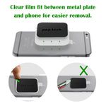 Mount Metal Plate with 3M Adhesive for Magnetic Car Cradle-Less Mount, 4 Rectangular and 4 Round (8 Pack)