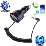 OWIKAR in-car Bluetooth 3.0 A2DP 3.5mm AUX Stereo Audio Receiver Adapter Handsfree Calling USB Car Charger for iPhone SE 6S 6S Plus Samsung Galaxy S7 S7 Edge S6 Edge Plus Note 5 4 and More