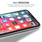 TETHYS Glass Screen Protector Designed for iPhone XS Max (6.5") [Edge to Edge Coverage] Full Protection Durable Tempered Glass for Apple iPhone XS Max Guidance Frame Included (Pack of 3)