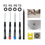 Precision Pentalobe Screwdriver Set P2 P5 P6 5-Point 5-Star 0.8 mm, 1.2 mm & 1.5 mm 3Pcs Pentalobe Screwdriver Bits Or Ts1 Ts4 Ts5 For Apple iPhone Macbook Pro, Air Retina Pentalobe Screwdriver