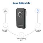 Avantree CK121 V4.1 Bluetooth Receiver for Car and Home Audio, Portable Wireless Audio Adapter 3.5mm Aux for Music Streaming Stereo System, Speaker, Headphones, Hands-Free Car Kit with Microphone