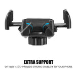 Marrrch Car Phone Mount,360 Degree [Adjustable Distance] Cup Car Phone Holder Compatible with iPhone Xs/XS MAX/XR/X/8/8Plus/7/7Plus, Galaxy S7/S8/S9, Google Nexus, Huawei and More (Black)