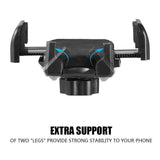 Marrrch Car Phone Mount,360 Degree [Adjustable Distance] Cup Car Phone Holder Compatible with iPhone Xs/XS MAX/XR/X/8/8Plus/7/7Plus, Galaxy S7/S8/S9, Google Nexus, Huawei and More (Black)