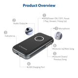 Avantree CK121 V4.1 Bluetooth Receiver for Car and Home Audio, Portable Wireless Audio Adapter 3.5mm Aux for Music Streaming Stereo System, Speaker, Headphones, Hands-Free Car Kit with Microphone