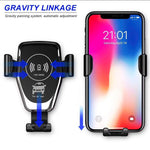 Wireless Car Charger Mount, 10W Fast Qi Car Charger Holder for iPhone X 8 Samsung Galaxy S9 S8 S7 LG Premium Charge Stand Cars Kit with QC3.0 Quick Gravity Dock and Cell Phone Air Vent Set - Upgraded