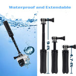 Extendable Selfie Stick Tripod for Gopro,SHSHIHONG Mini Telescopic Handheld Pole Monopod for Gopro Shorty GeekPro/GoPro HD Hero 7 6 5 4 3+ 3 2 1,AKASO, SJCAM SJ4000 SJ5000 and Most Action Camera