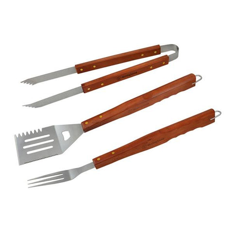 Set utensilios para barbacoa 3 piezas madera, Westinghouse