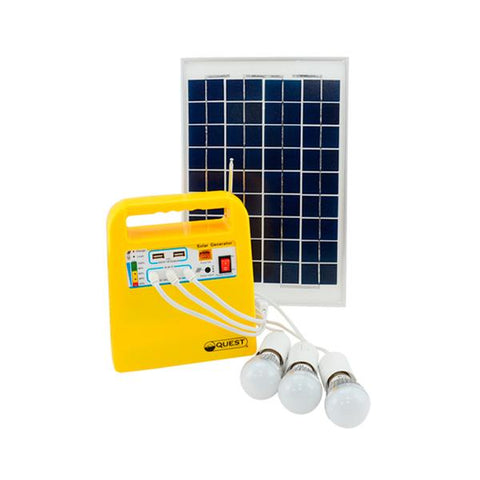 Kit de lámpara con panel solar, Honeywell