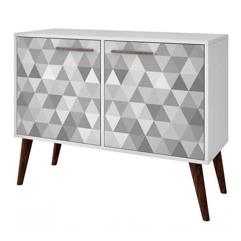 Mueble para televisión led de 42" con diseño geométrico, Brv moveis