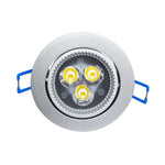 Lámpara empotrable led 1w 3 led gris, Westinghouse