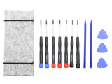 12 Pieces MacBook Repair Tool Kit , Precision Screwdrivers, Opening pick, Spudger and Tool Bag for MacBook Air, Retina, Pro