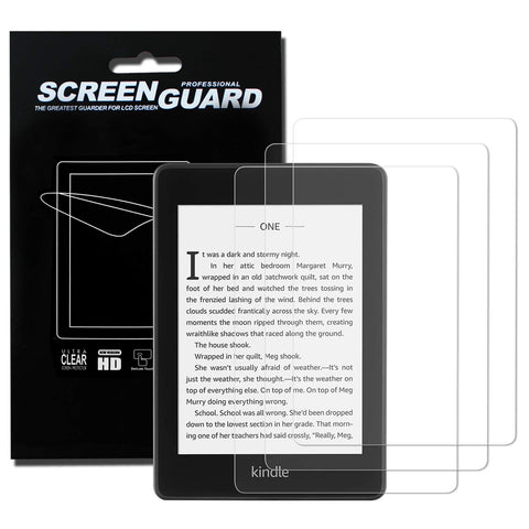 [3-Pack] Fintie Screen Protector for All-New Kindle Paperwhite (10th Generation, 2018 Release), Anti-Glare Screen Protectors Matte Film with Retail Package
