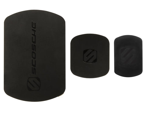 SCOSCHE MagicMount Magnetic Mount Replacement Plate Kit - MagicPlate Color Matching Plates for iPhone/iPad and Other Smart Devices - Includes 3 Plates and 2 Cleaning Swabs - Black (MAGRKI)