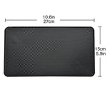 Hulless - Super Sticky 27 x 15cm Magic Anti-Slip Non-Slip Mat Car Dashboard Sticky Pad Adhesive Mat for Cell Phone, CD, Electronic Devices, iPhone, ,Keychains, Sun Glasses Holder, GPS - Black