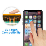 JETech Screen Protector for Apple iPhone Xs and iPhone X, Tempered Glass Film, 2-Pack