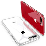 iPhone 8 Plus Case, iPhone 7 Plus Case, CANSHN Clear iPhone 7 Plus/ 8 Plus Case with Shock Absorption Technology Bumper Protective Case for iPhone 7 Plus (2016)/iPhone 8 Plus (2017) - Clear