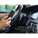 Qi Wireless Charger Apple iPhone X Magic Case Included-Vent Mounted 2-in-1 Magnetic Charging Pad for iPhone X 360 Degree Rotation Strong Magnetic Holder for Vehicle Wireless Charger