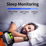 Fitness Tracker Bluetooth Smart Watch with Heart Rate Monitor Call Reminder Activity Trackers Waterproof Step Calorie Counter Pedometer Band for iOS Android Phone Men Women