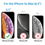 Marge Plus Compatible with iPhone Xs Max Screen Protector, （3 Packs +1 Clear Case） 0.25mm Tempered Glass Screen Protector Anti-Scratch Case Friendly 2.5 D Curved Edge 6.5 Inch with 99% Touch Accurate