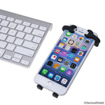 Flexible Cell Phone Holder, 2 Pack - Silicone Car Mirror Mount for Mobile Phones - Great for Phone GPS Navigation, Battery Charging, Desktop Stand - Hang Your Phone Anywhere - Hands Free Phone Hanger
