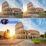 Hpory Phone Lens Kit Wide Angle and Macro Lens 2 in 1 Phone Lens for iPhone X 8 7 Plus Samsung iPhone Camera Lens