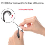 TFY Security Hand Strap Holder Finger Grip for Kindle E-Readers - Kindle e-Reader 6" / Kindle Paperwhite/Voyage/Oasis/Nook GlowLight Plus/Sony PRS-300 / PRS-350 / Kobo Aura (Grey)