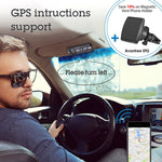 Avantree 10BP MULTIPOINT Bluetooth V4.0 Hands-Free Visor Car Kit, Support GPS, Music, Wireless in Car Handsfree Speakerphone Compatible with iPhone, Samsung Smartphones