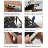Screen Replacement for iPhone 6 Plus Black LCD Display 3D Touch Screen Digitizer 5.5 Inch Frame Assembly Set with Repair Tools(iPhone 6 Plus Screen, Black)