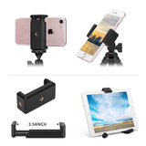 Ailun Digtal Camera Tripod,Tripod Mount/Stand,Camera Holder,Compatible with iPhone X/Xs/XR/Xs Max/8/7/7 Plus,6s,Digtal Camera,Galaxy s10s10 Plus S9+/S8/S7/S7 Edge,Camera and More[Black]