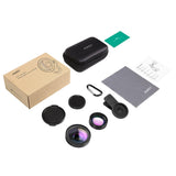 AUKEY Ora iPhone Camera Lens, 0.45x 120° Wide Angle + 15x Macro Clip-on iPhone Lens for iPhone 8, 7, 6, Samsung, Other Android Smartphones