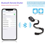 Selfie Ring Light with Cell Phone Holder Stand for Live Stream & Makeup Including Selfie Remote Shutter, UBeesize LED Camera Light with Flexible Long Arms, Compatible with Android Phone iPhone