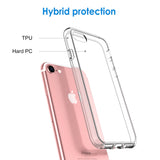 JETech Case for Apple iPhone 8 and iPhone 7, 4.7-Inch, Shock-Absorption Bumper Cover, Anti-Scratch Clear Back (HD Clear)