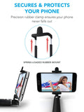 Premium 5-in-1 Bluetooth Selfie Stick for iPhone X XR XS 10 8 7 6 5, Samsung Galaxy S10 S9 S8 S7 S6 S5, Android - Selfie Sticks (Powered by USA Technology) Requires No Apps No Batteries No Downloads